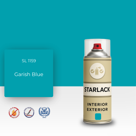 STARLACK SL 1159 GARİSH BLUE SPREY BOYA 400 ML STARLACK SL 1159 GARİSH BLUE SPREY BOYA 400 ML