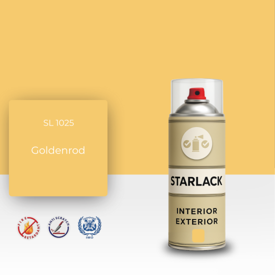 STARLACK SL 1025 GOLDENROD SPREY BOYA 400 ML STARLACK SL 1025 GOLDENROD SPREY BOYA 400 ML