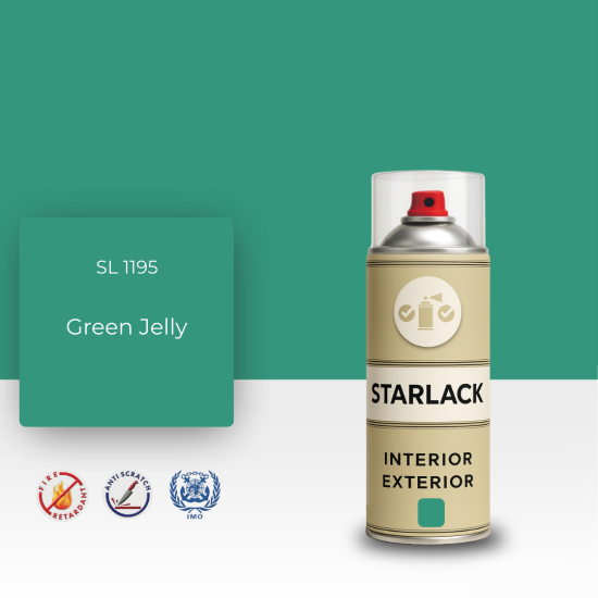 STARLACK SL 1195 GREEN JELLY SPREY BOYA 400 ML STARLACK SL 1195 GREEN JELLY SPREY BOYA 400 ML