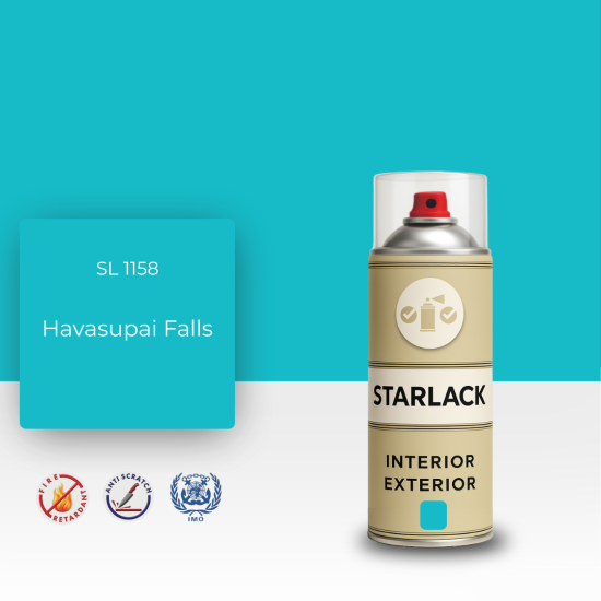 STARLACK SL 1158 HAVASUPAİ FALLS SPREY BOYA 400 ML STARLACK SL 1158 HAVASUPAİ FALLS SPREY BOYA 400 ML