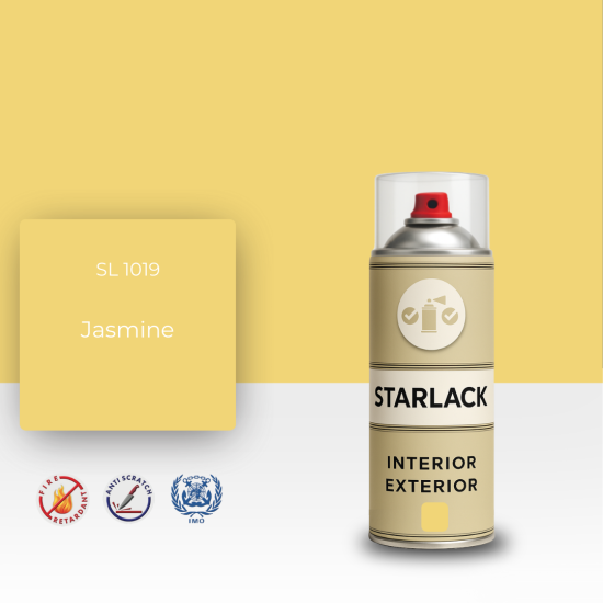STARLACK SL 1019 JASMİNE SPREY BOYA 400 ML STARLACK SL 1019 JASMİNE SPREY BOYA 400 ML