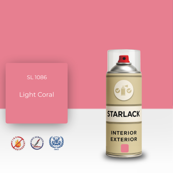 STARLACK SL 1086 LİGHT CORAL SPREY BOYA 400 ML STARLACK SL 1086 LİGHT CORAL SPREY BOYA 400 ML