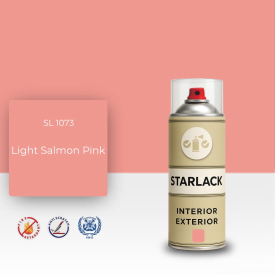 STARLACK SL 1073 LİGHT SALMON PİNK SPREY BOYA 400 ML STARLACK SL 1073 LİGHT SALMON PİNK SPREY BOYA 400 ML