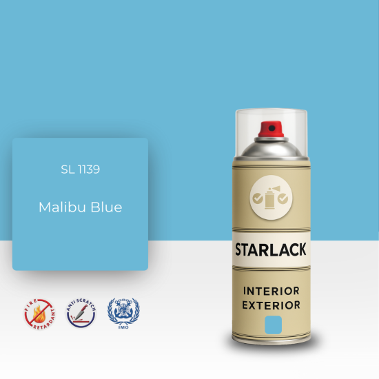 STARLACK SL 1139 MALİBU BLUE SPREY BOYA 400 ML STARLACK SL 1139 MALİBU BLUE SPREY BOYA 400 ML