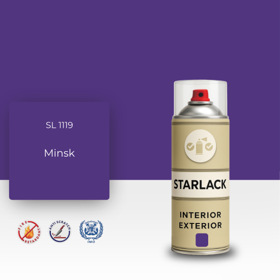 STARLACK SL 1119 MİNSK SPREY BOYA 400 ML STARLACK SL 1119 MİNSK SPREY BOYA 400 ML