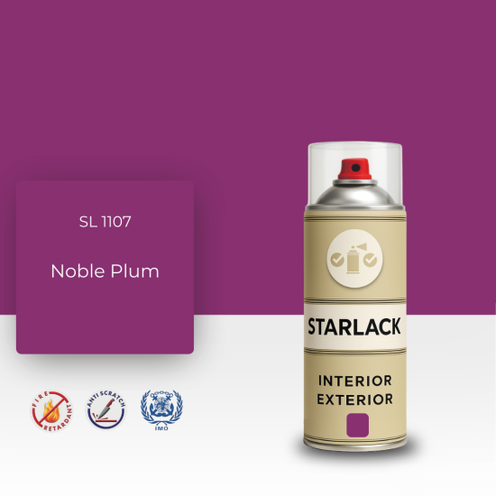 STARLACK SL 1107 NOBLE PLUM SPREY BOYA 400 ML STARLACK SL 1107 NOBLE PLUM SPREY BOYA 400 ML