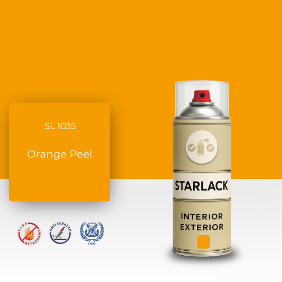 STARLACK SL 1035 ORANGE PEEL SPREY BOYA 400 ML STARLACK SL 1035 ORANGE PEEL SPREY BOYA 400 ML