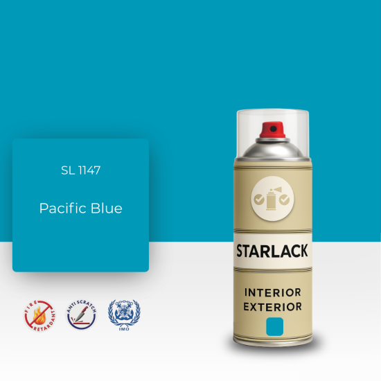 STARLACK SL 1147 PACİFİC BLUE SPREY BOYA 400 ML STARLACK SL 1147 PACİFİC BLUE SPREY BOYA 400 ML
