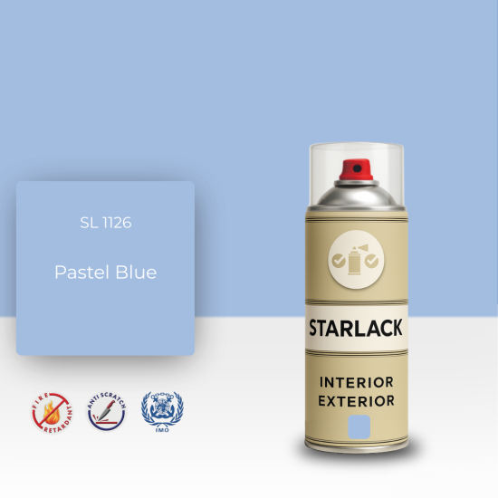 STARLACK SL 1126 PASTEL BLUE SPREY BOYA 400 ML STARLACK SL 1126 PASTEL BLUE SPREY BOYA 400 ML