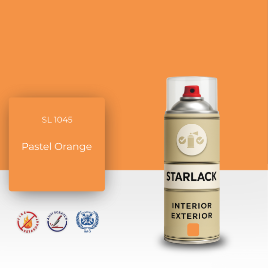 STARLACK SL 1045 PASTEL ORANGE SPREY BOYA 400 ML STARLACK SL 1045 PASTEL ORANGE SPREY BOYA 400 ML