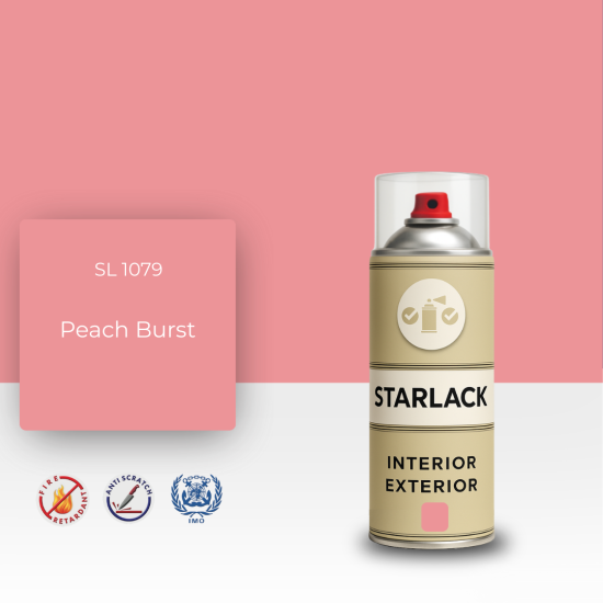 STARLACK SL 1079 PEACH BURST SPREY BOYA 400 ML STARLACK SL 1079 PEACH BURST SPREY BOYA 400 ML