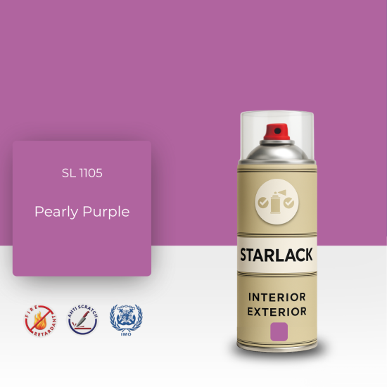 STARLACK SL 1105 PEARLY PURPLE SPREY BOYA 400 ML STARLACK SL 1105 PEARLY PURPLE SPREY BOYA 400 ML
