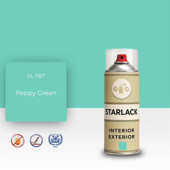 STARLACK SL 1187 PEPPY GREEN SPREY BOYA 400 ML STARLACK SL 1187 PEPPY GREEN SPREY BOYA 400 ML