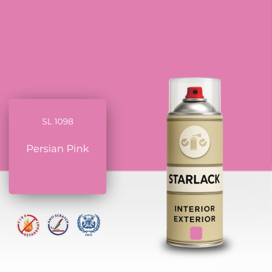 STARLACK SL 1098 PERSİAN PİNK SPREY BOYA 400 ML STARLACK SL 1098 PERSİAN PİNK SPREY BOYA 400 ML