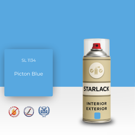 STARLACK SL 1134 PİCTON BLUE SPREY BOYA 400 ML STARLACK SL 1134 PİCTON BLUE SPREY BOYA 400 ML