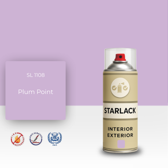STARLACK SL 1108 PLUM POİNT SPREY BOYA 400 ML STARLACK SL 1108 PLUM POİNT SPREY BOYA 400 ML