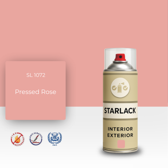 STARLACK SL 1072 PRESSED ROSE SPREY BOYA 400 ML STARLACK SL 1072 PRESSED ROSE SPREY BOYA 400 ML