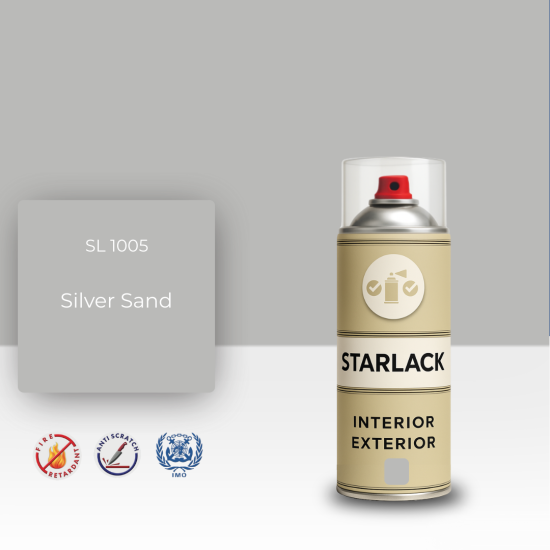 STARLACK SL 1005 SİLVER SAND SPREY BOYA 400 ML STARLACK SL 1005 SİLVER SAND SPREY BOYA 400 ML