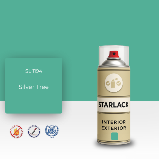 STARLACK SL 1194 SİLVER TREE SPREY BOYA 400 ML STARLACK SL 1194 SİLVER TREE SPREY BOYA 400 ML