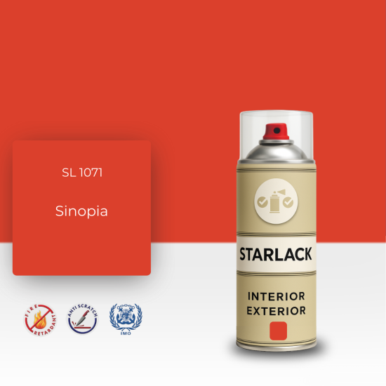 STARLACK SL 1071 SİNOPİA SPREY BOYA 400 ML STARLACK SL 1071 SİNOPİA SPREY BOYA 400 ML