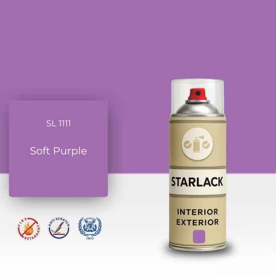 STARLACK SL 1111 SOFT PURPLE SPREY BOYA 400 ML STARLACK SL 1111 SOFT PURPLE SPREY BOYA 400 ML