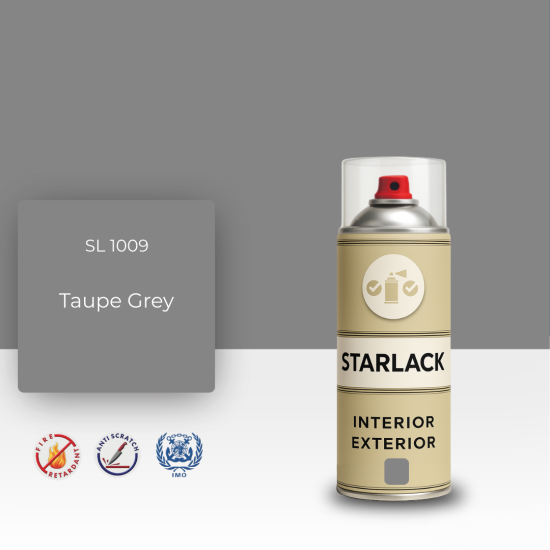 STARLACK SL 1009 TAUPE GREY SPREY BOYA 400 ML STARLACK SL 1009 TAUPE GREY SPREY BOYA 400 ML