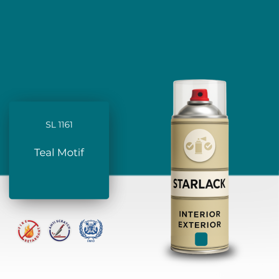 STARLACK SL 1161 TEAL MOTİF SPREY BOYA 400 ML STARLACK SL 1161 TEAL MOTİF SPREY BOYA 400 ML