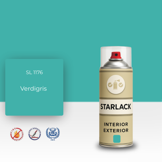 STARLACK SL 1176 VERDİGRİS SPREY BOYA 400 ML STARLACK SL 1176 VERDİGRİS SPREY BOYA 400 ML