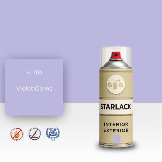 STARLACK SL 1114 VİOLET GEMS SPREY BOYA 400 ML STARLACK SL 1114 VİOLET GEMS SPREY BOYA 400 ML