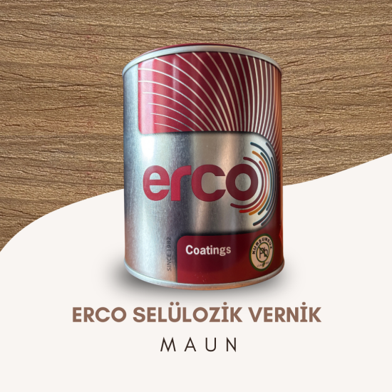 ERCO SELÜLOZİK RENKLİ VERNİK MAUN ERCO SELÜLOZİK RENKLİ VERNİK MAUN