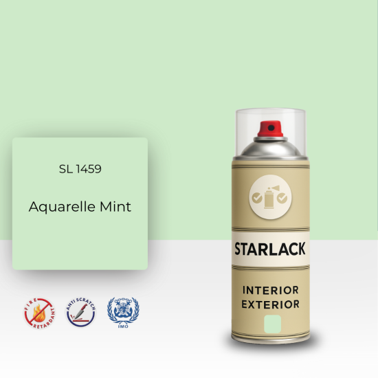 STARLACK SL 1459 AQUARELLE MİNT SPREY BOYA 400 ML STARLACK SL 1459 AQUARELLE MİNT SPREY BOYA 400 ML