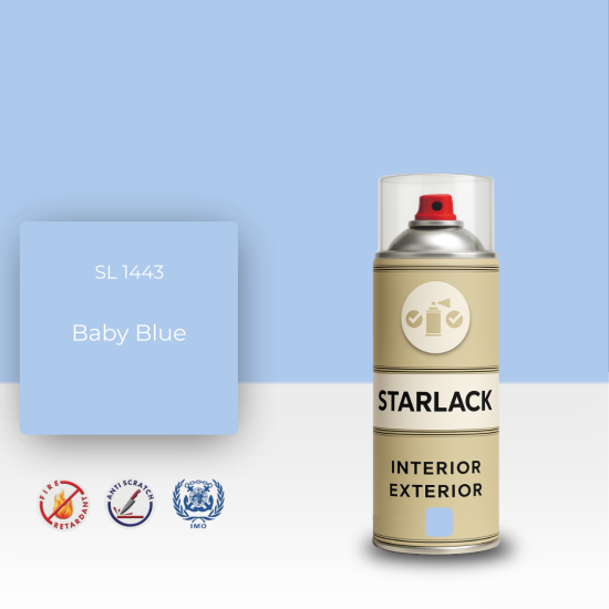 STARLACK SL 1443 BABY BLUE SPREY BOYA 400 ML STARLACK SL 1443 BABY BLUE SPREY BOYA 400 ML