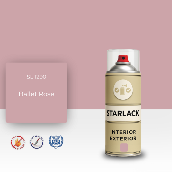 STARLACK SL 1290 BALLET ROSE SPREY BOYA 400 ML STARLACK SL 1290 BALLET ROSE SPREY BOYA 400 ML