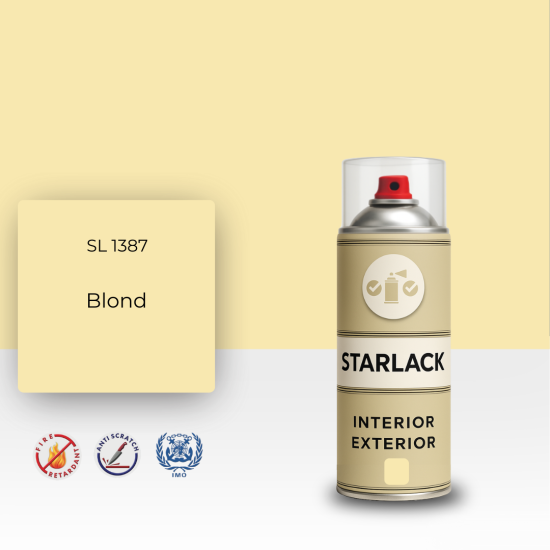 STARLACK SL 1387 BLOND SPREY BOYA 400 ML STARLACK SL 1387 BLOND SPREY BOYA 400 ML