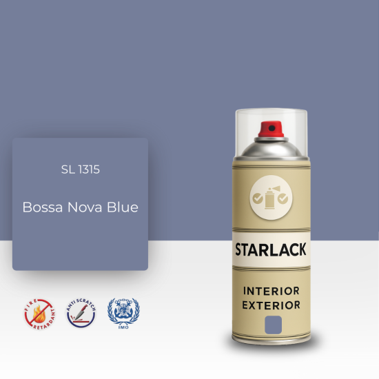 STARLACK SL 1315 BOSSA NOVA BLUE SPREY BOYA 400 ML STARLACK SL 1315 BOSSA NOVA BLUE SPREY BOYA 400 ML