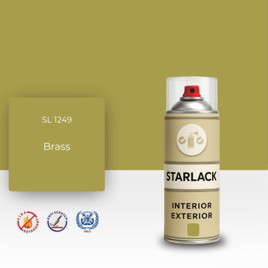 STARLACK SL 1249 BRASS SPREY BOYA 400 ML STARLACK SL 1249 BRASS SPREY BOYA 400 ML