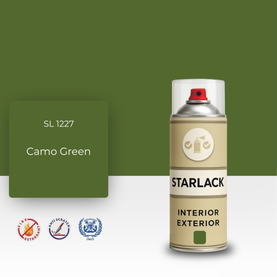 STARLACK SL 1227 CAMO GREEN SPREY BOYA 400 ML STARLACK SL 1227 CAMO GREEN SPREY BOYA 400 ML