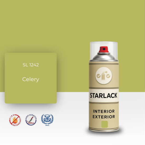 STARLACK SL 1242 CELERY SPREY BOYA 400 ML STARLACK SL 1242 CELERY SPREY BOYA 400 ML