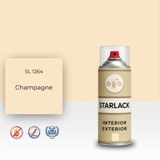 STARLACK SL 1264 CHAMPAGNE SPREY BOYA 400 ML STARLACK SL 1264 CHAMPAGNE SPREY BOYA 400 ML