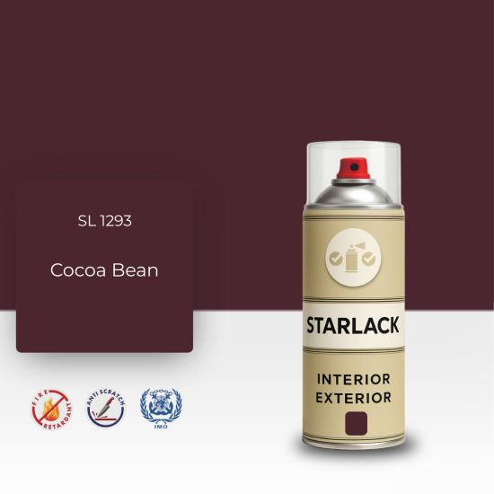 STARLACK SL 1293 COCOA BEAN SPREY BOYA 400 ML STARLACK SL 1293 COCOA BEAN SPREY BOYA 400 ML