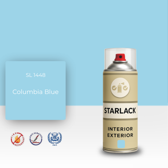 STARLACK SL 1448 COLUMBİA BLUE SPREY BOYA 400 ML STARLACK SL 1448 COLUMBİA BLUE SPREY BOYA 400 ML