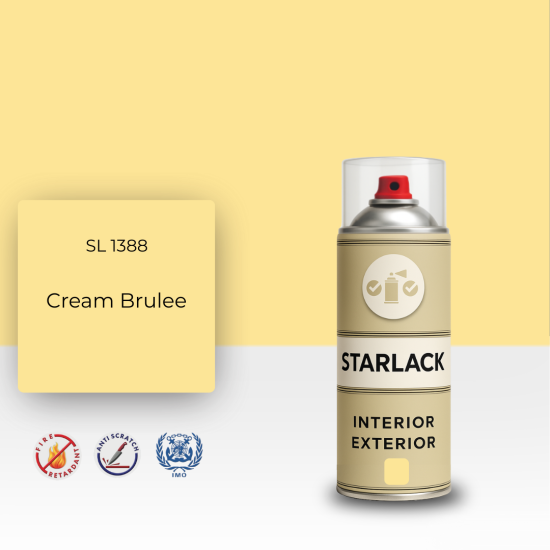 STARLACK SL 1388 CREAM BRULEE SPREY BOYA 400 ML STARLACK SL 1388 CREAM BRULEE SPREY BOYA 400 ML