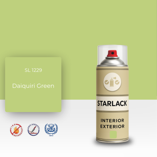 STARLACK SL 1229 DAİQUİRİ GREEN SPREY BOYA 400 ML STARLACK SL 1229 DAİQUİRİ GREEN SPREY BOYA 400 ML