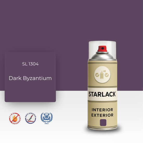 STARLACK SL 1304 DARK BYZANTİUM SPREY BOYA 400 ML STARLACK SL 1304 DARK BYZANTİUM SPREY BOYA 400 ML