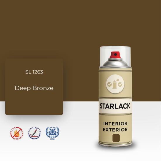 STARLACK SL 1263 DEEP BRONZE SPREY BOYA 400 ML STARLACK SL 1263 DEEP BRONZE SPREY BOYA 400 ML
