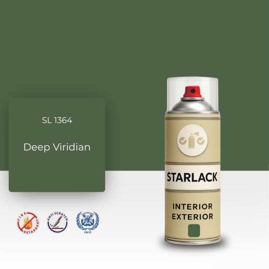 STARLACK SL 1364 DEEP VİRİDİAN SPREY BOYA 400 ML STARLACK SL 1364 DEEP VİRİDİAN SPREY BOYA 400 ML