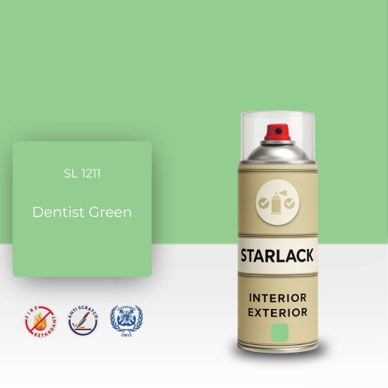 STARLACK SL 1211 DENTİST GREEN SPREY BOYA 400 ML STARLACK SL 1211 DENTİST GREEN SPREY BOYA 400 ML