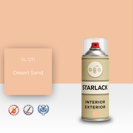 STARLACK SL 1271 DESERT SAND SPREY BOYA 400 ML STARLACK SL 1271 DESERT SAND SPREY BOYA 400 ML