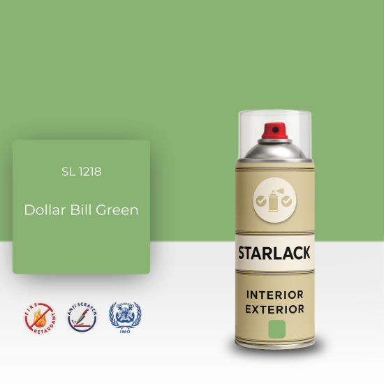 STARLACK SL 1218 DOLLAR BİLL GREEN SPREY BOYA 400 ML STARLACK SL 1218 DOLLAR BİLL GREEN SPREY BOYA 400 ML
