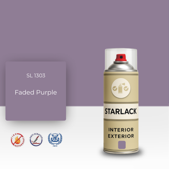 STARLACK SL 1303 FADED PURPLE SPREY BOYA 400 ML STARLACK SL 1303 FADED PURPLE SPREY BOYA 400 ML